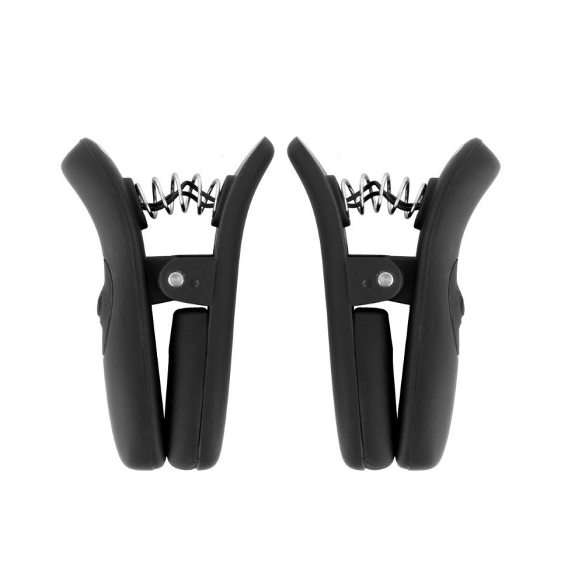 Затискачі для сосків з вібрацією Bedroom Fantasies Vibrating Nipple Clamps - Black