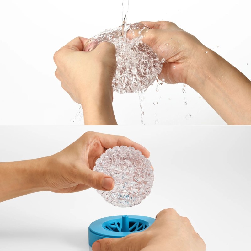 Мастурбатор Tenga Geo Aqua Clear, новий матеріал, ніжні хвилі