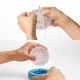Мастурбатор Tenga Geo Glacier Clear, новий матеріал, інтенсивні блоки