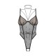 Боді Obsessive Anniverse Special crotchless teddy S/M