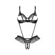 Боді Obsessive Carrola crotchless teddy L/XL
