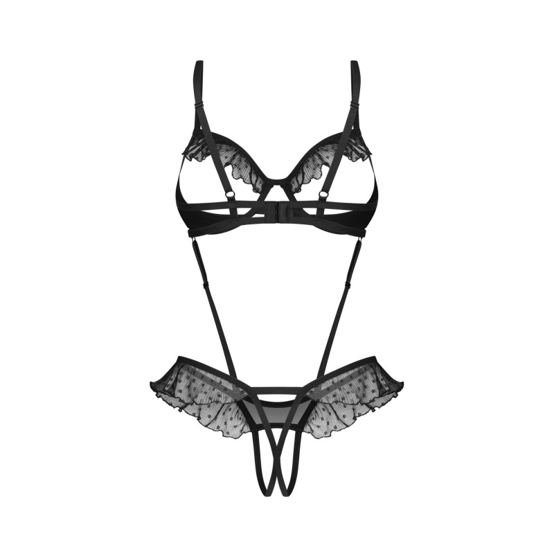 Боді Obsessive Carrola crotchless teddy L/XL