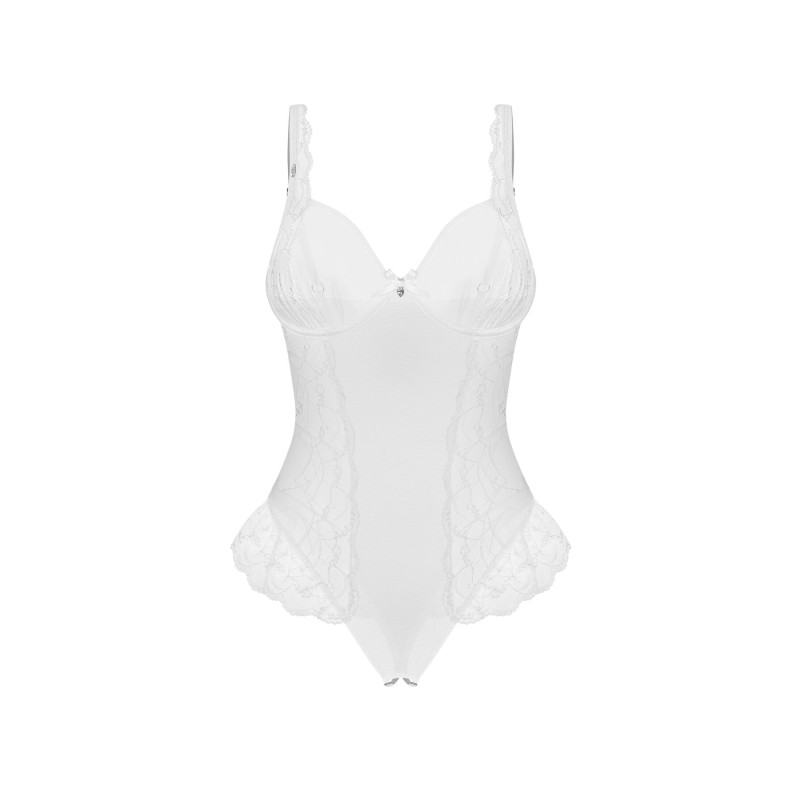 Боді Obsessive Weddya crotchless teddy S/M