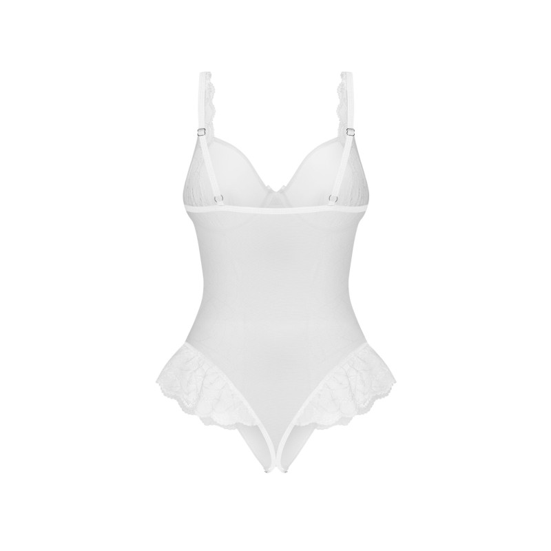 Боді Obsessive Weddya crotchless teddy S/M