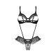 Боді Obsessive Carrola crotchless teddy 2XL/3XL