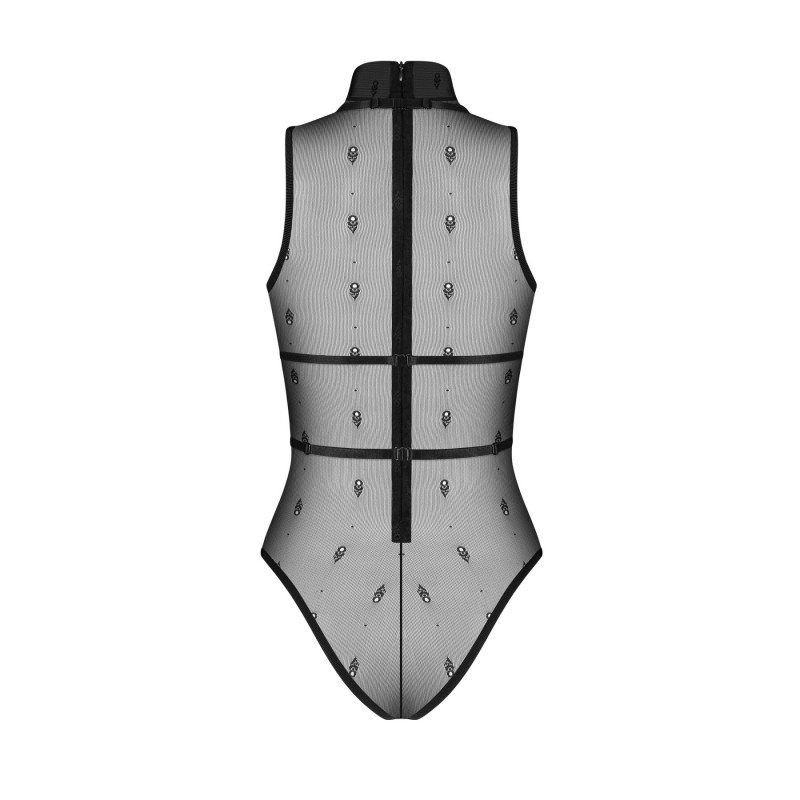 Боді Obsessive Anniverse Special teddy & harness L/XL