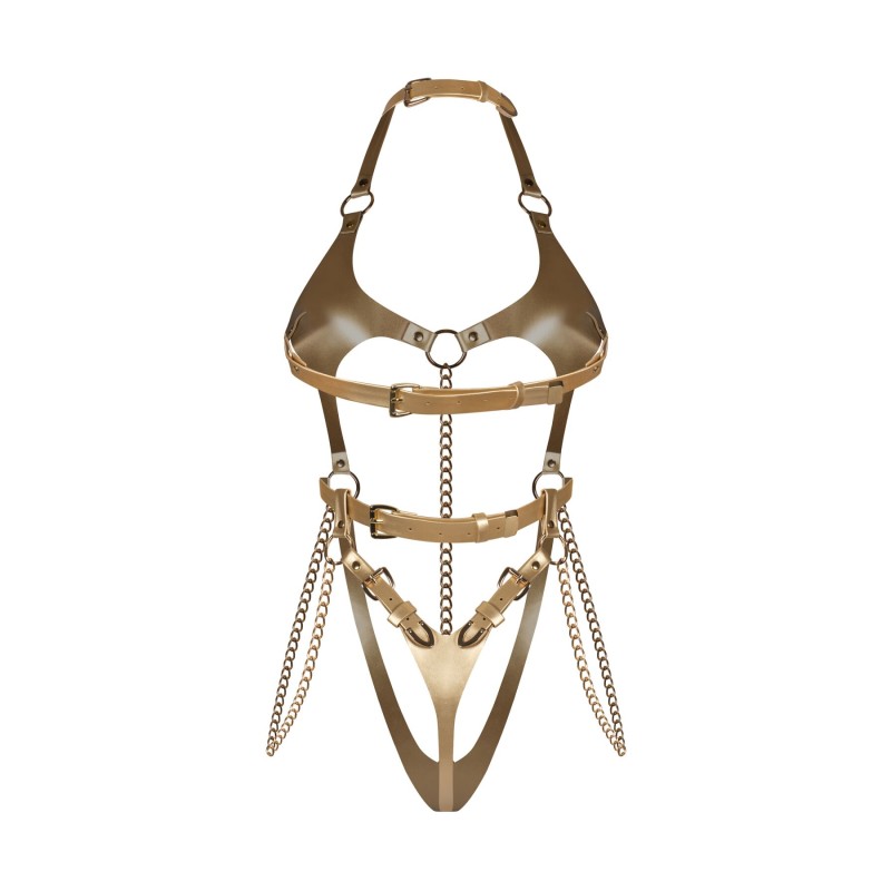 Боді Obsessive Anyya Gold teddy S/M/L