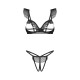 Комплект Obsessive Carrola 2-pcs crotchless set L/XL