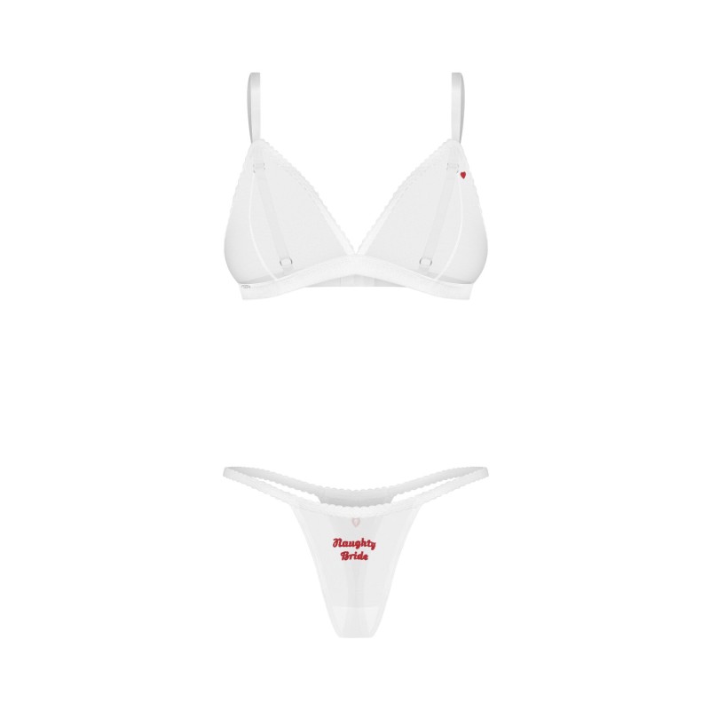 Комплект Obsessive Weddya Bride 3-pcs set L/XL