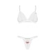 Комплект Obsessive Weddya Bride 3-pcs set L/XL