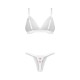 Комплект Obsessive Weddya Bride 3-pcs set 2XL/3XL
