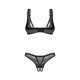 Комплект Obsessive Deina More 2-pcs crotchless set L/XL