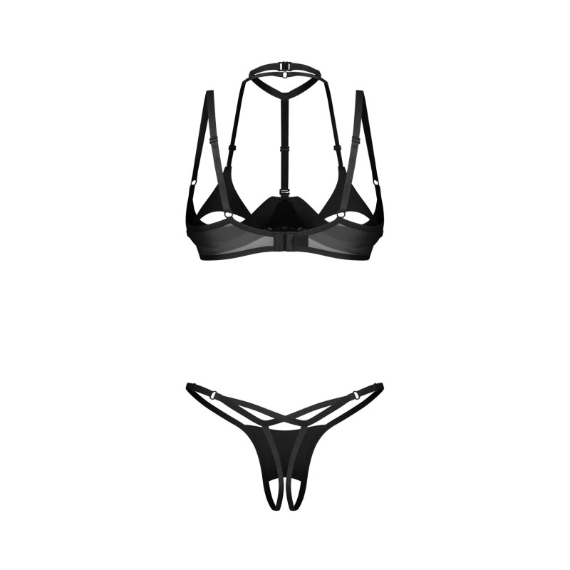 Комплект Obsessive Rolleya 2-pcs crotchless set S/M
