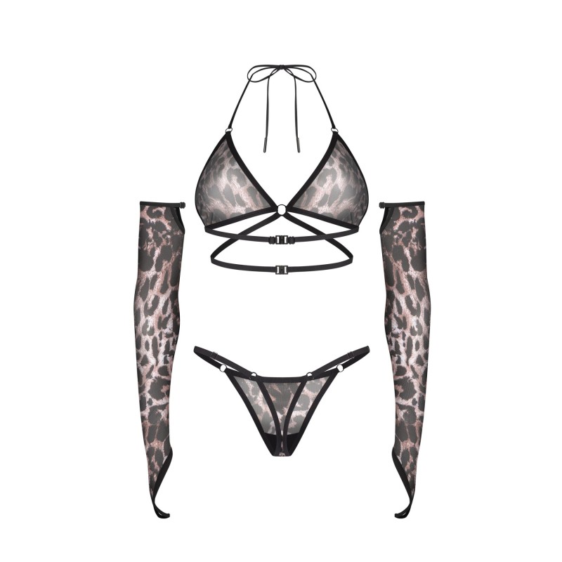 Комплект Obsessive Addia 3-pcs set L/XL