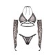 Комплект Obsessive Addia 3-pcs set L/XL