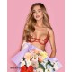 Комплект Obsessive Luise Sublim Red 2-pcs crotchless set L/XL