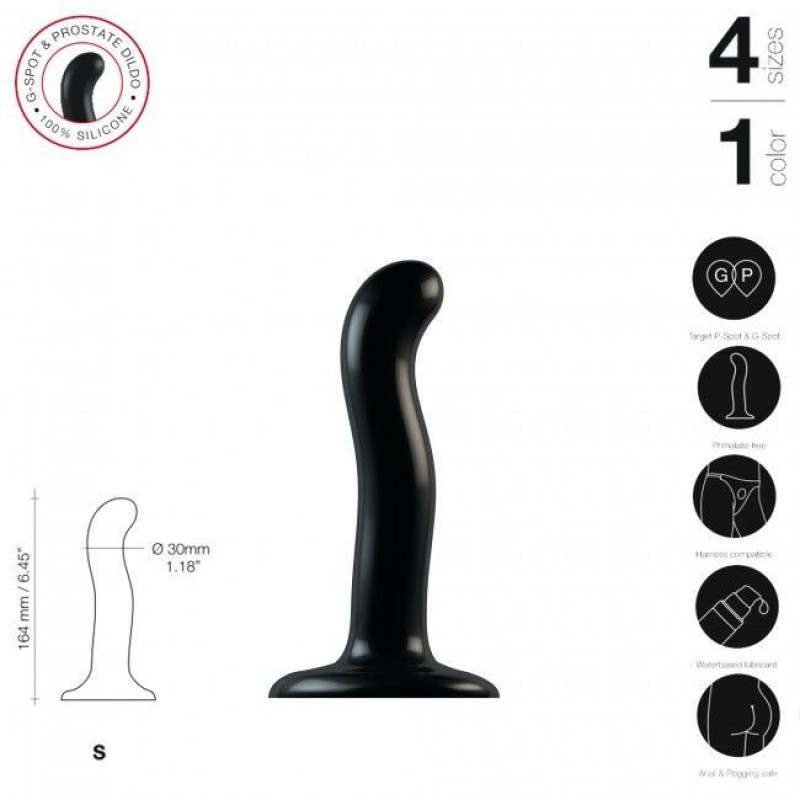 Насадка для страпона Strap-On-Me P&G-Spot Dildo (мятая упаковка!!!)