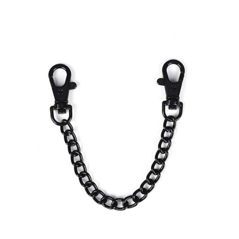 Наручники Liebe Seele Flower Rhythm - Black and Red Leather Flowers Hand Cuffs (м'яте паковання!!!)