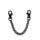 Наручники Liebe Seele Flower Rhythm - Black and Red Leather Flowers Hand Cuffs (м'яте паковання!!!)