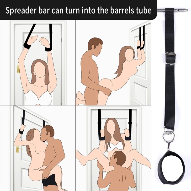 БДСМ-набір LOCKINK YEAHWOW Door Swing & Leg Spreader Bondage set (м'яте паковання!!!)