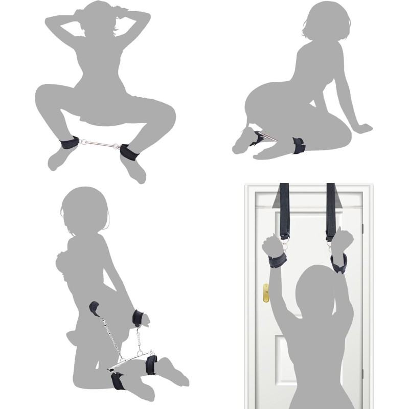 БДСМ-набір LOCKINK YEAHWOW Door Swing & Leg Spreader Bondage set (м'яте паковання!!!)