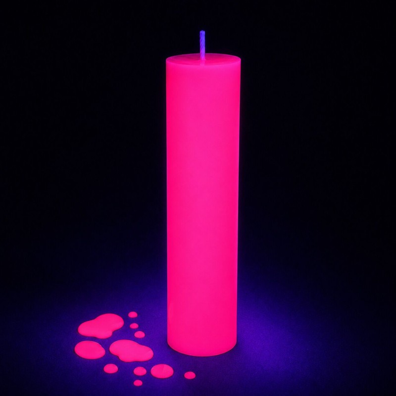 Свеча для WaxPlay Feral Feelings UV-neon 15 см Neon Pink