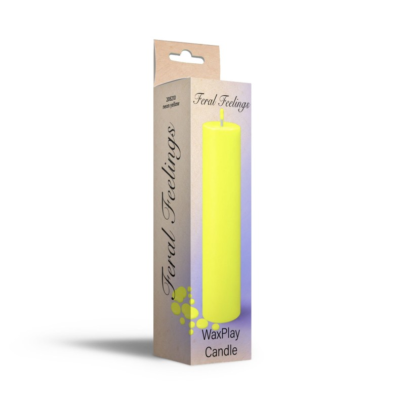 Свеча для WaxPlay Feral Feelings UV-neon 15 см Neon Yellow