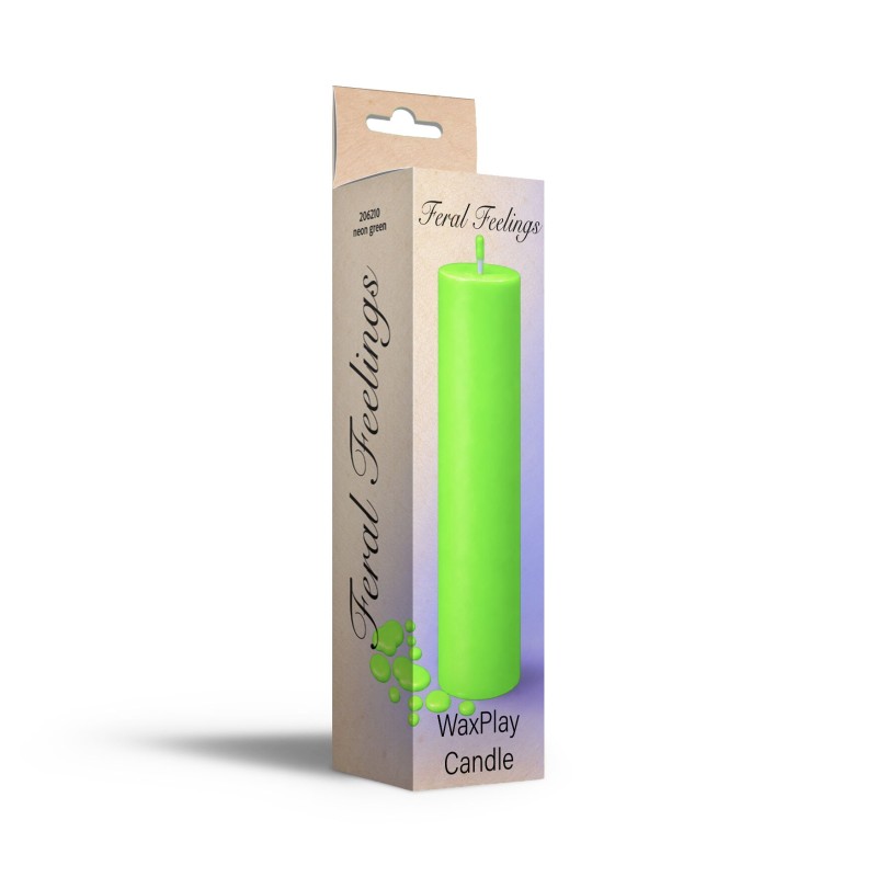 Свеча для WaxPlay Feral Feelings UV-neon 15 см Neon Green
