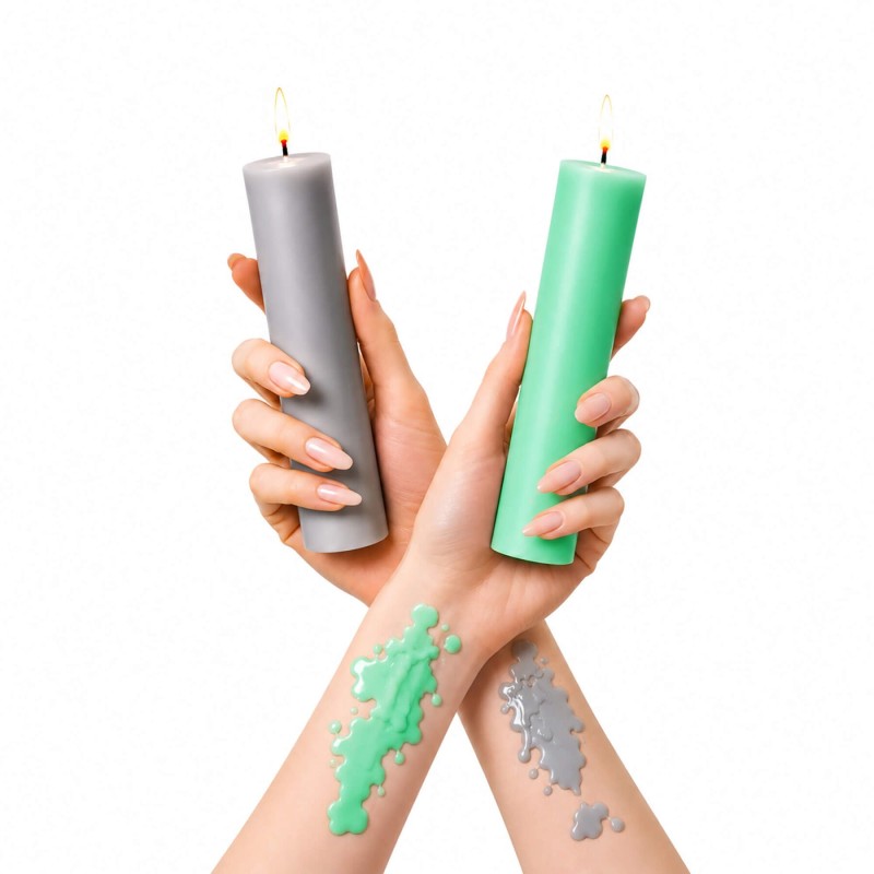 Свеча для WaxPlay Feral Feelings soft 15 см Light Grey