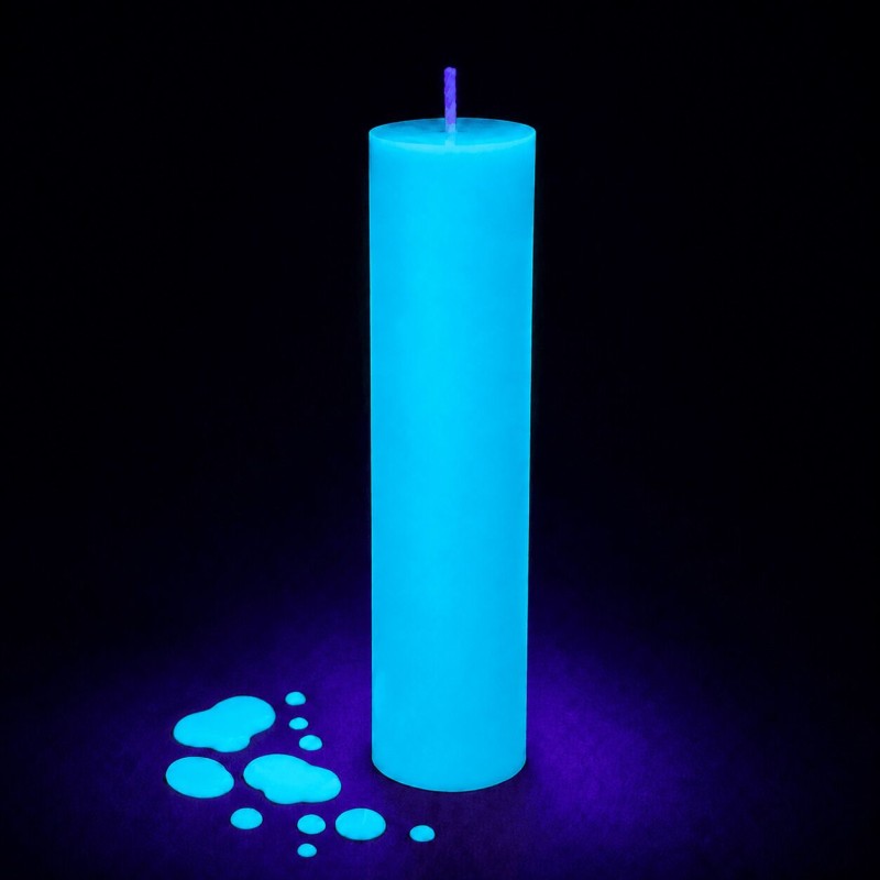 Свеча для WaxPlay Feral Feelings UV-neon 15 см Neon Blue