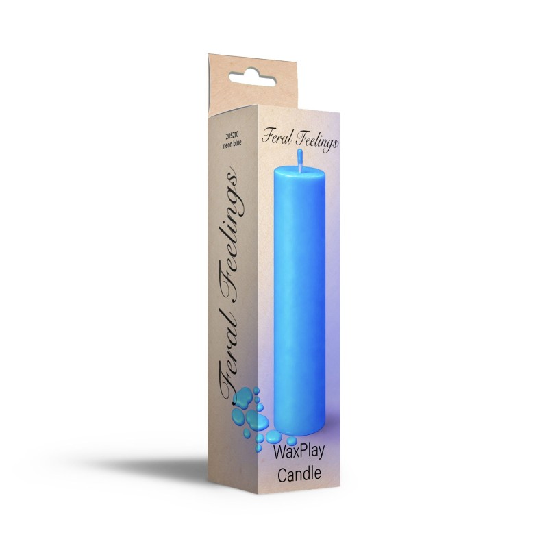 Свеча для WaxPlay Feral Feelings UV-neon 15 см Neon Blue