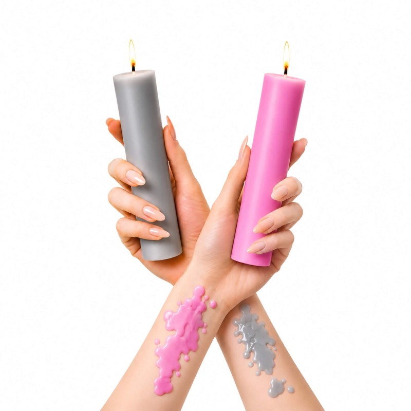 Свеча для WaxPlay Feral Feelings soft 15 см Light Pink