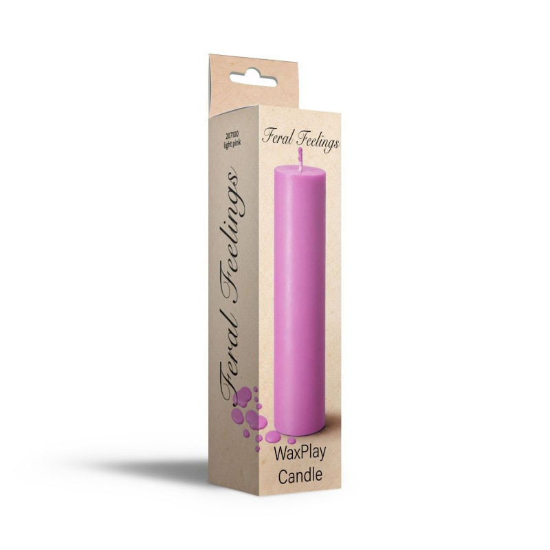 Свеча для WaxPlay Feral Feelings soft 15 см Light Pink